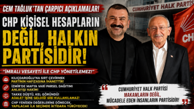 Parti içerisindeki tartışmaların artık fikir ayrılığını aştığını belirten Tağluk, CHP’nin