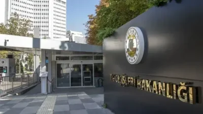 Dışişleri Bakanlığı, Endonezya'da meydana gelen depremde hayatını kaybedenler için taziye