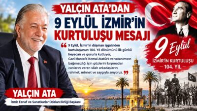 İzmir Esnaf ve Sanatkarlar Odaları Birliği Başkanı Yalçın Ata 9