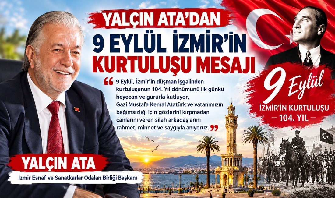 İzmir Esnaf ve Sanatkarlar Odaları Birliği Başkanı Yalçın Ata 9